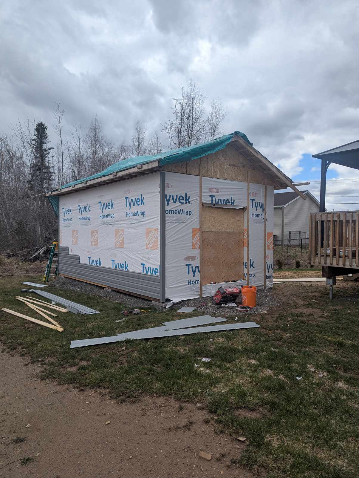 Garages in Moncton, NB — before
