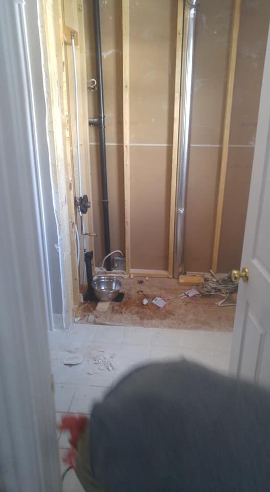 Bathroom before renovation, Moncton NB